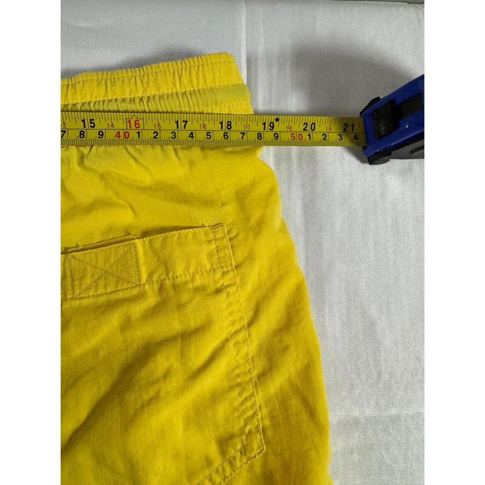 Polo Ralph Lauren Mens Yellow Swim Trunks Mesh Lined Pony Logo Shorts Medium